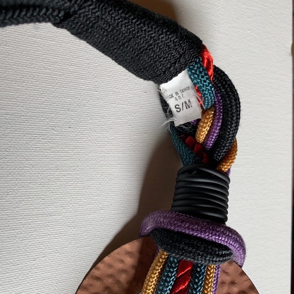 Vintage wide belt corded boho indie rope - Picture 7 of 10